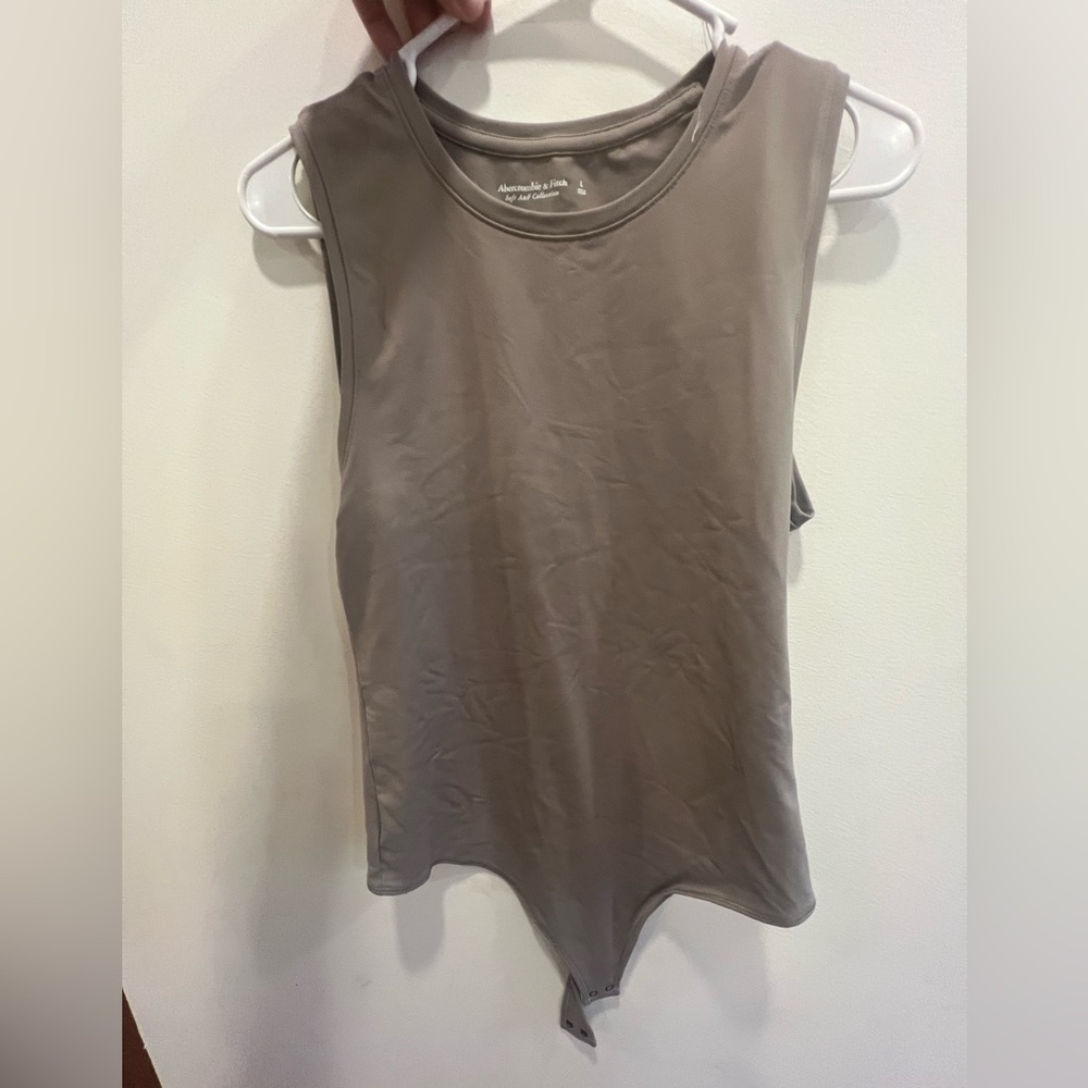 Abercrombie and Fitch Taupe Bodysuit